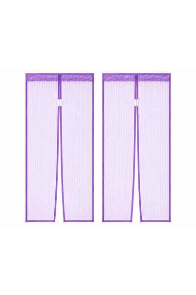 OEM Set 2 Plase Magnetice Antiinsecte pentru Ușă și Balcon, 100x210 cm, Închi...