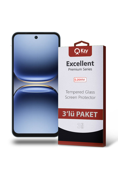 KZY İletişim Tecno Spark 40C ile Uyumlu Temperli Ekran Koruyucu Kırılmaz Cam ...