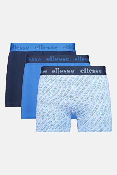 Ellesse مجموعة من 3 سراويل داخلية بشعار العلامة التجارية للرجال، متعددة الألوان