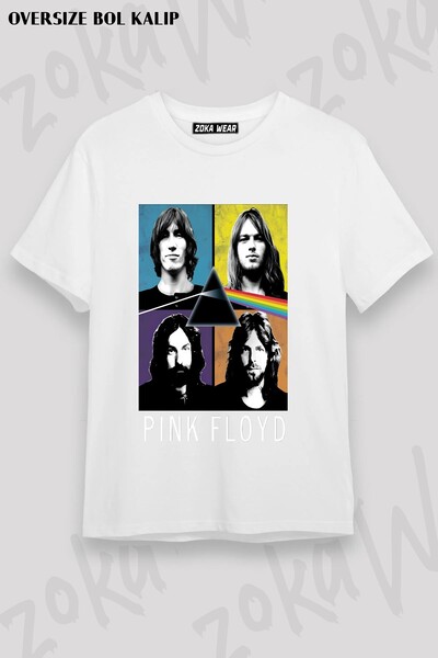 ZOKAWEAR Μπλουζάκι Unisex Loose Fit με στάμπα Pink Floyd v3