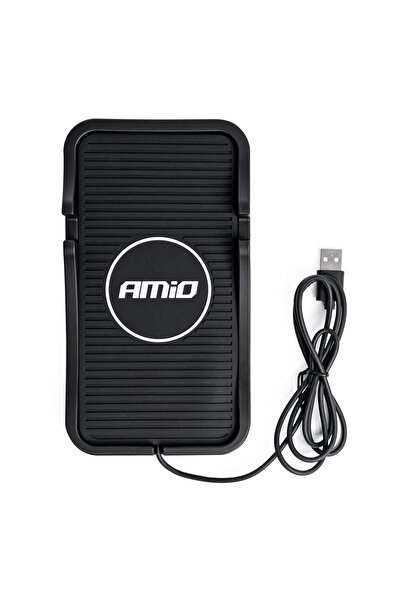 AMIO Incarcator telefon wireless cu suport din silicon, 15W WCP-2