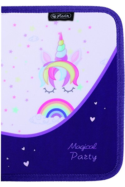 Herlitz Penar echipat, 26 piese, 1 clapa, Unicorns,