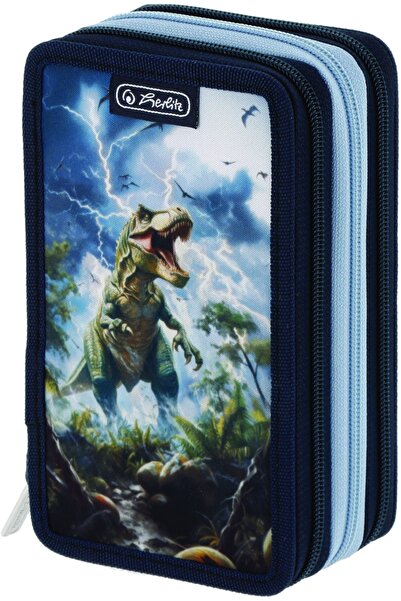 Herlitz Penar echipat 31 piese, 3 fermoare, T Rex,