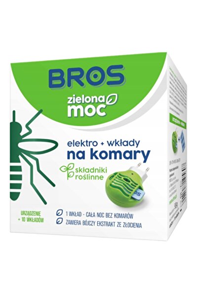 bros Moc Elektro Verde + Rezerve pentru țânțari 1 buc.