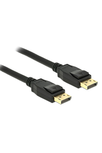 DELOCK καλώδιο DisplayPort 1.2 83807, 4K/60Hz, 21.6 Gbps, 3m, μαύρο