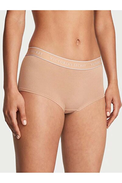 Victoria's Secret Logolu Pamuklu Boyshort Külot