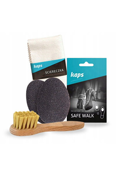 kaps Kit de curatare a incaltamintei, Kaps, 3 in 1, laveta din bumbac 30x33, ...