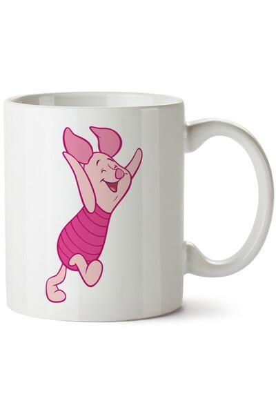 ET ERTAPASSAGE original creative designs Piglet Printed Porcelain Mug, Machin...