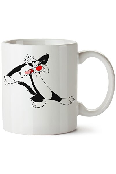 ET ERTAPASSAGE original creative designs Sylvester Printed Porcelain Mug, Mac...