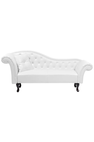 OEM Canapea Re-Bloom Lattes, Piele ecologică/Lemn, 188x59x87 cm, Spumă, 180 k...