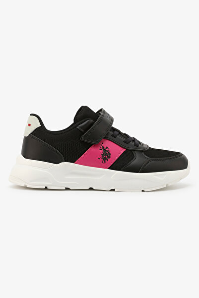 U.S. Polo Assn. Lorena Girl's Comfortable Stylish Casual Everyday Low Top Sne...
