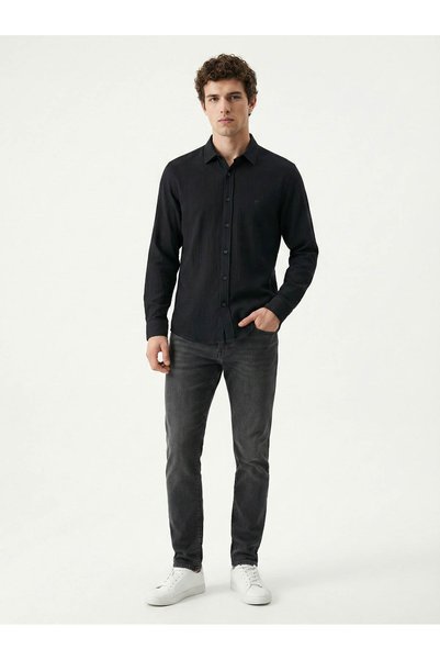 Loft Regular Fit Siyah Erkek Gömlek Lf2042853