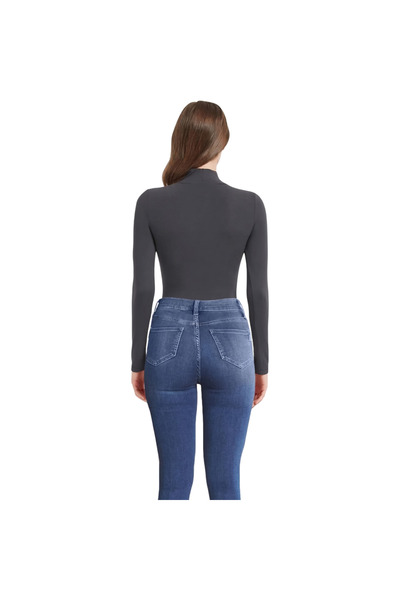 OEM Body Dama Cu Mâneci Lungi Elegante Confortabile Casual Gri XL