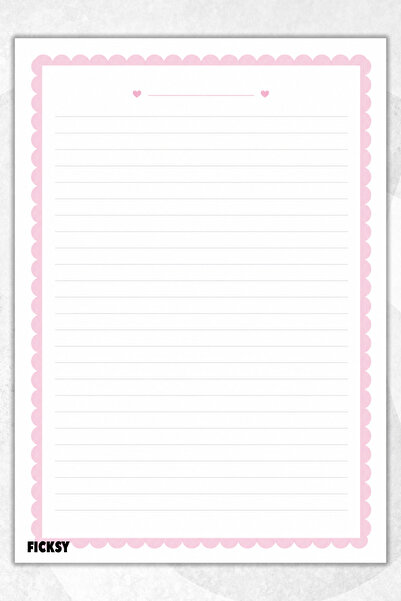 Ficksy A4 Notepad Lined Notebook - 50 Sheets - Memopad - Notepad - Notepad - ...