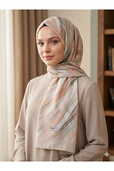 REMOMODA French Silk Shawl Tie-Dye Pattern, High Quality, Supple and Soft