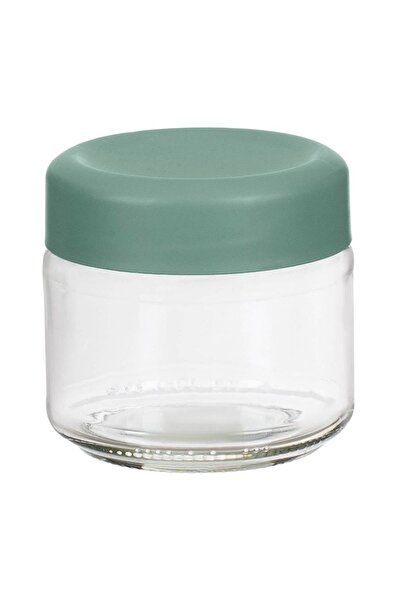 OEM Borcan de depozitare din sticlă, cu capac verde mentă, 330 ml, practic pe...