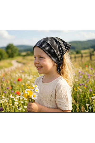 Eylülce Butik Girls' Bandana 100% Cotton Non-Flatting-Non-Sweating-Non-Slip S...