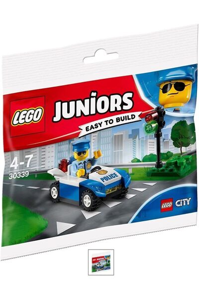 LEGO 30339 مجموعة صغيرة من 34 قطعة من ألعاب ضوء المرور للأطفال من سيتي في بول...