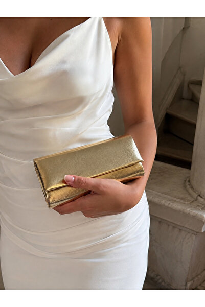 Millacom Gold Bag, Evening Dress Bag, Wedding Bag Women's Hand and Shoulder Bag