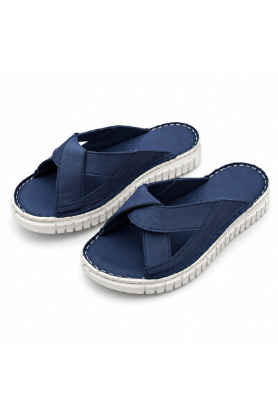 PATRON SHOES Genuine Leather Orthopedic Sole Women's Slippers – Daily Comfort...