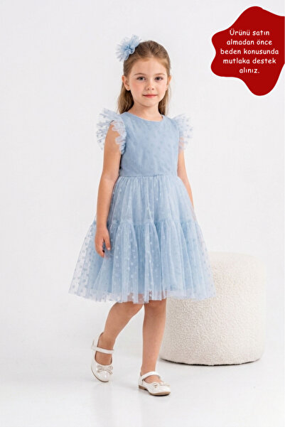 Eray Kids Girl's Tulle Skirted Princess Evening Dress
