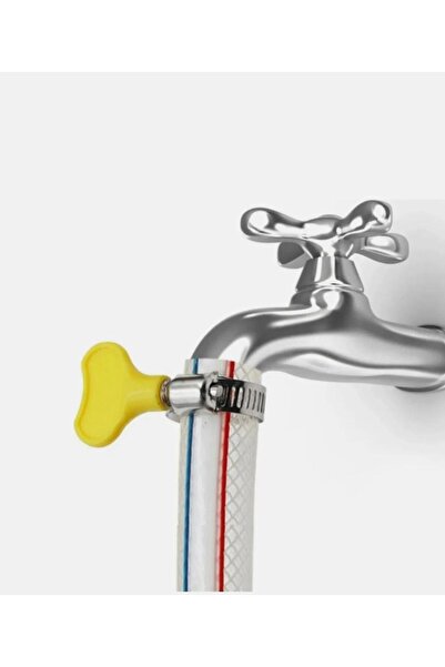Hırdavat Stainless Steel Adjustable Hose Clamp Easy to Install with Easy Tigh...