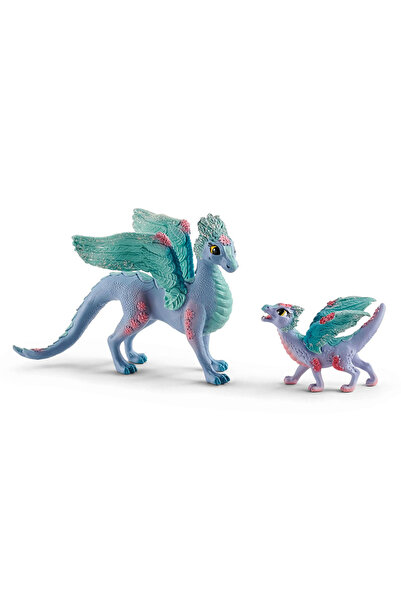 SCHLEICH Bayala - Mamă Dragon înflorită și Copil Dragon