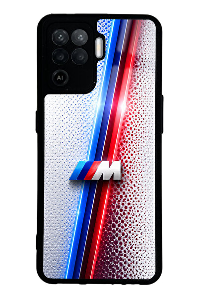 Spoyi Oppo Reno 5 Lite White M2 Tasarımlı Glossy Telefon Kılıfı