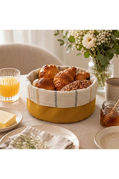 desenizmir Double-Sided Bread Basket Border Pattern, Multi-Purpose Decorative...