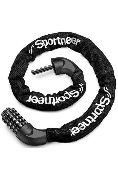 Sportneer Αντικλεπτική Κλειδαριά Ποδηλάτου με Κωδικό, Sportneer, Υψηλής Ασφάλ...