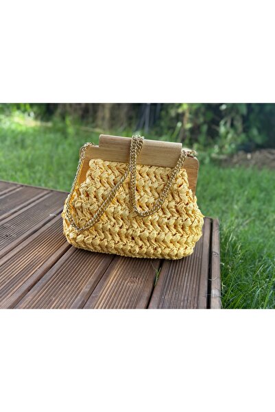 Little Sunshine Design bohem rafya hasır çanta , lüks tasarım rafya çanta , e...