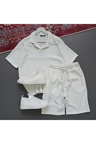 KONSEPT35 Men's Ottoman Fabric 2-Piece Shorts Suit