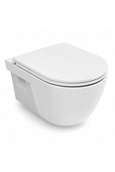 İsvea Soluzione XX Asma Klozet 52 cm - Kapak Dahil, Beyaz Soft Close 2 Parça ...