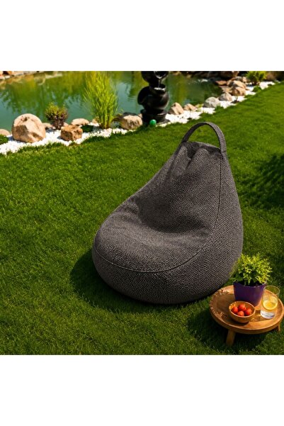 Pucioasa Fotoliu Bean Bag interior-exterior Gri melanj