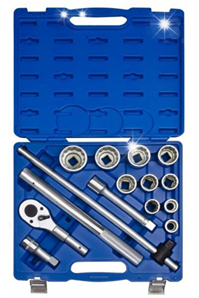 King Tony Set de scule de 3/4'' scurte, 14 piese + răsucitoare 6014MR12