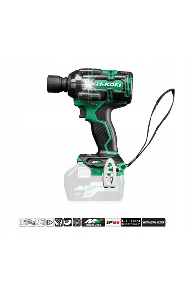 HiKOKI - Hitachi Cheie de impact cu acumulator 36V 1/2'' 380NM 0*AH HITSYSTEM...