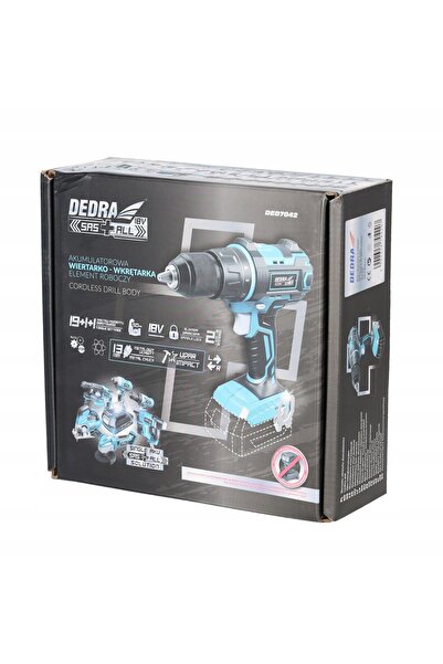 dedra Mașină de găurit cu funcție de percuție 18V SASALL 7042