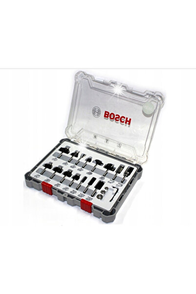 Boschen BOSCH SET FREZE 15 buc. UCHWYT 6mm