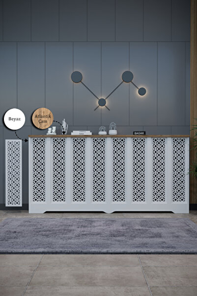 ENDLESS SHOPPİNG Petek Kaplama Modern Radyatör Kapatma Ünitesi Ön Panel MDF T...