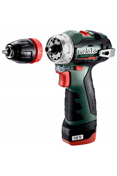 Metabo Mașină de găurit și înșurubat 601749500 powermaxx BS BL quick 12V 2x2Ah