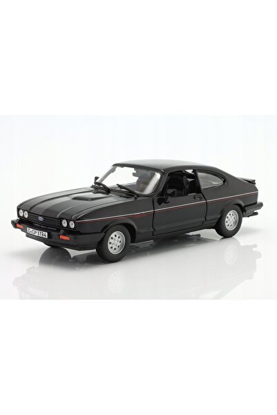 BBURAGO FORD CAPRI MODEL 1982 METAL 1:24 NEGRU