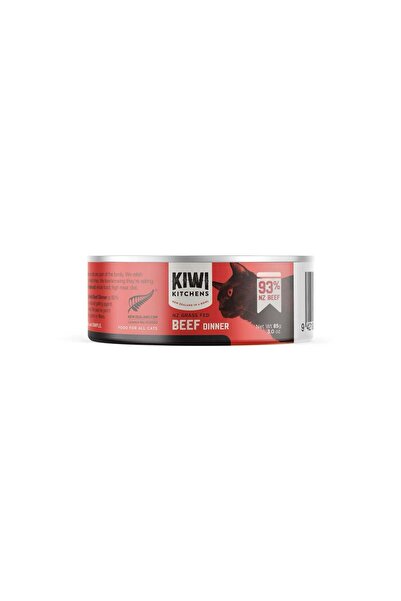 Kiwi Kitchens طعام قطط معلب من لحم البقر المغذى على العشب النيوزيلندي