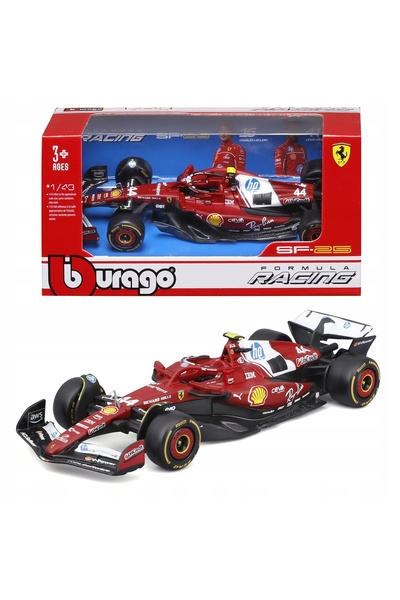 Bburago Junior BOLID F1 Ferrari SF-25 Melbourne GP 2025 Hamilton 1:43 BBURAGO...