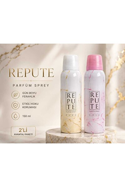 repute Chic Parfüm Sprey - Püre Parfüm Sprey Seti 2'li
