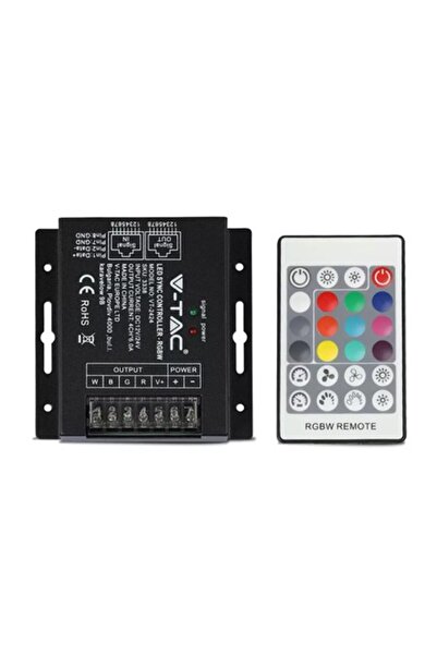 V-TAC Controler bandă LED cu variator de intensitate 12V/24V 4 canale 6A