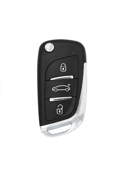 GMA KEYS Peugeot Type Switch Key (Kd) and Smart Key Case Remote Control Case ...