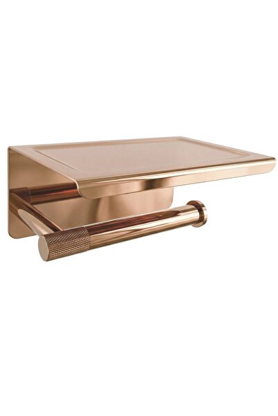 Rea Suport Hârtie Cu Raft, 6613 Modern, Cupru, Funcție 2în1 Accesorii, Metal ...