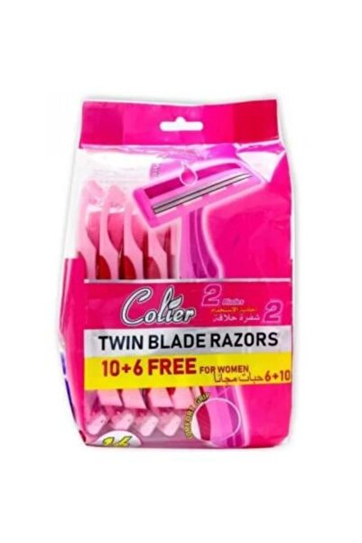 colier Koleer Twin Blade Razor Blades for Women, 10 + 6 Pieces