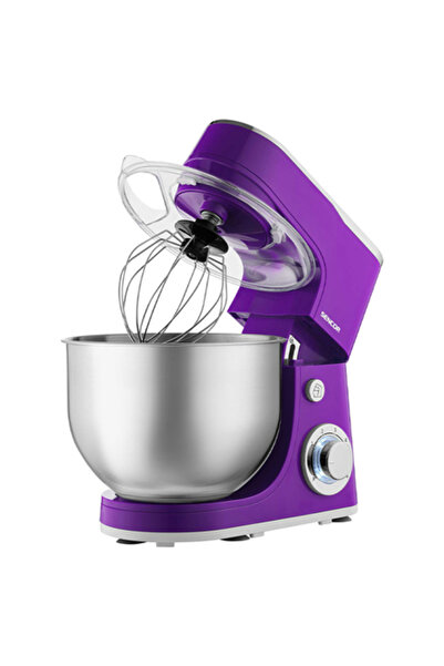 Sencor Mixer planetar de 1300W cu bol din oțel inoxidabil de 5.5L, mov