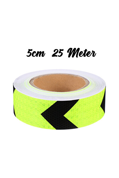 Generic Reflective Safety Warning Tape 5cm x 25m Honeycomb High Visibility Wa...